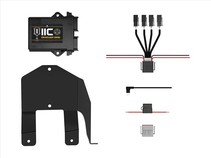 ICON 93502 Intelligent Control Install Kit Shock Adjustment | 2023-2025 Ford F250/F350 Super Duty 4WD