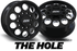 DDC Wheels 03BM-225-08-12 The Hole Black/Milled 20X8.25 10X225 Dually Wheel Set | 2005-2010 F350 / 15-23 F450 & 08-23 Dodge RAM 3500