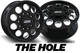 DDC Wheels 03BM-225-08-12 The Hole Black/Milled 20X8.25 10X225 Dually Wheel Set | 2005-2010 F350 / 15-23 F450 & 08-23 Dodge RAM 3500