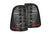 AlphaRex 640040 LUXX Series Black LED Tail Lights | 2019-2024 RAM 1500