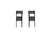 ICON 31200 Front 4.5" Shackle Kit | 1999-2004 Ford F250/F350 Super Duty