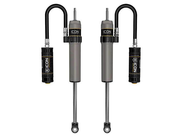 ICON 67800P 2.5" VS Aluminum Remote Reservoir Front Shocks - for 0-2.5" Lift - (Pair) | 2005-2025 Ford F250/F350 Super Duty 4WD