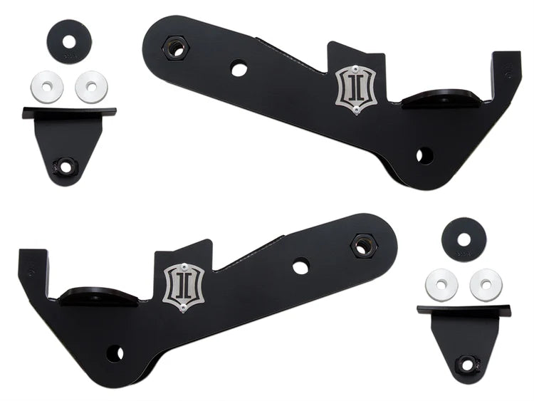 ICON 164504 4-Link Frame Bracket Kit - (Pair) | 2017-2022 Ford F250/F350 Super Duty 4WD