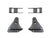 ICON 33099 3" Front Hanger Kit | 1999-2004 Ford F250/F350 Super Duty
