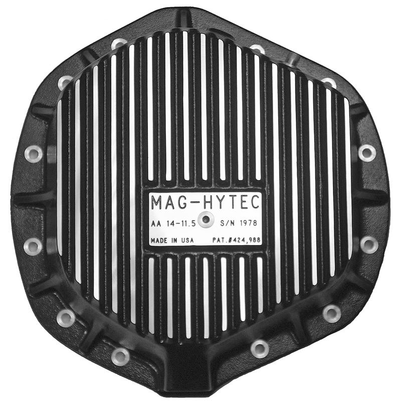 Mag Hytec MAGA1000-MAGAA14-11.5 Rear Differential Cover & Transmission Pan | 2001-2019 GM Silverado/Sierra 2500HD/3500HD 6.6L Duramax