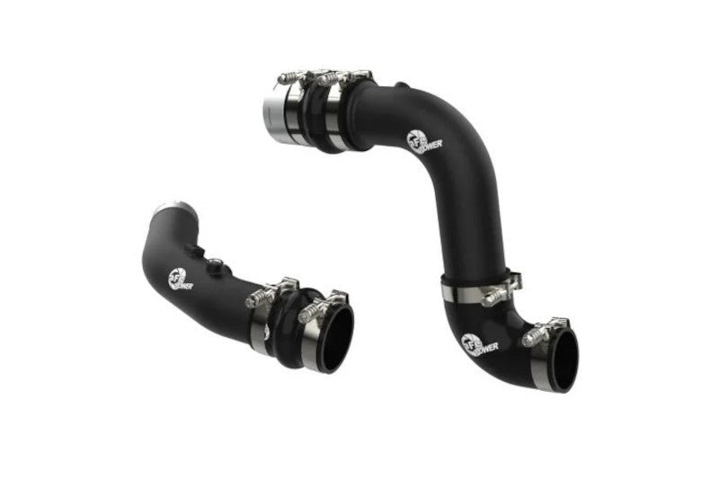 AFE 46-20684-B BladeRunner High Output 3" Aluminum Hot and Cold Charge Pipe Kit (Black) | 2023-2024 Ford F250/F350 6.7L Powerstroke
