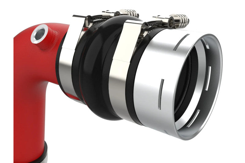 aFe 46-20734-R BladeRunner Red Aluminum Hot and Cold Charge Pipe Kit | 2023-2024 Ford F250/F350 6.7L Powerstroke