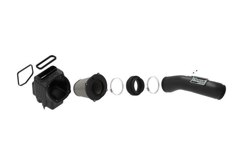 aFe Power 53-10007D QUANTUM Cold Air Intake System with Pro DRY S Filter | 2017-2019 GM 6.6L Duramax L5P