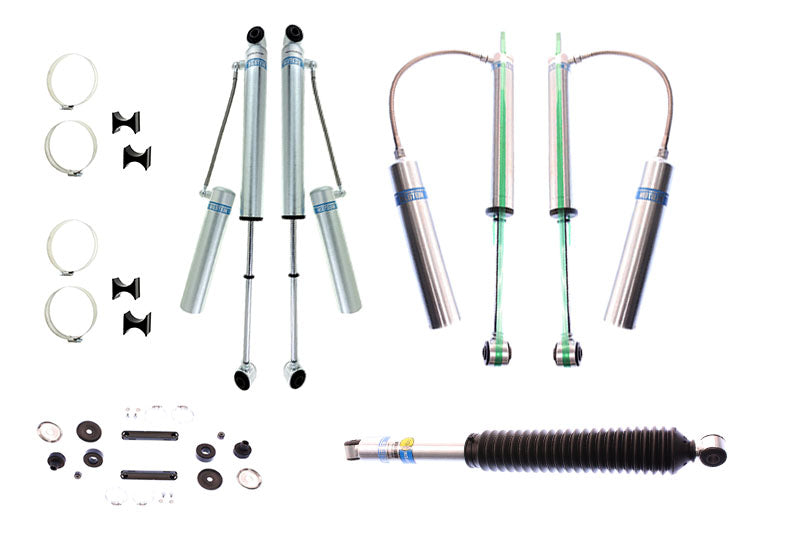 Bilstein ALG-03-13RAM2500BSTSTKBIL B8 5160 Front & Rear Reservoir Shock Package with Steering Damper | 2003-2013 RAM 2500/3500