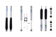 Bilstein ALG-14-18RAM3500BTRLVLBIL 5100 Series Front & Rear Shock Package | 2014-2018 RAM 3500 4WD