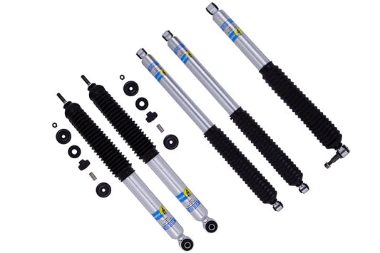 Bilstein ALG-BIL-KIT-15 B8 5100 Front & Rear Shock Kit with Steering Stabilizer - for 0-2.5" inch Lift - (Package) | 2017-2026 Ford F250/F350 Super Duty 4WD