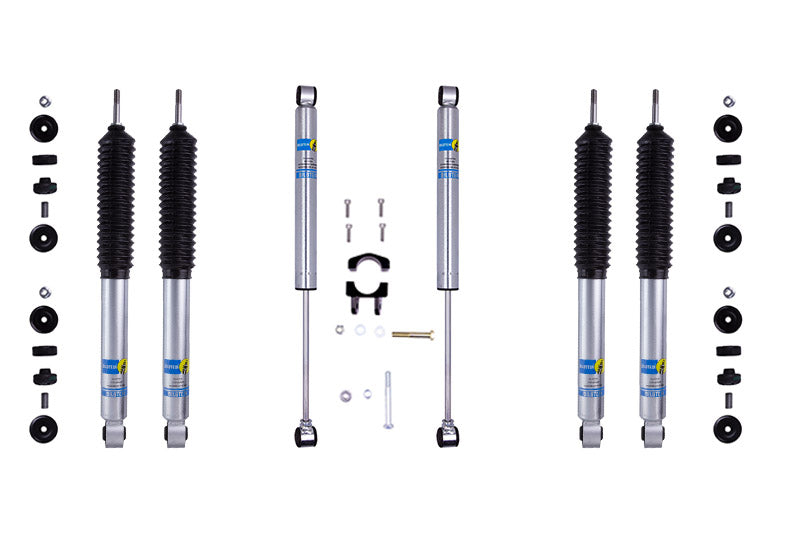 Bilstein ALG-19-23RAM2500BTRLVLBIL B8 5100 Front & Rear Shock Package with Steering Damper | 2019-2023 RAM 2500