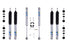 Bilstein ALG-19-23RAM2500BTRLVLBIL B8 5100 Front & Rear Shock Package with Steering Damper - for 2-2.5" Lift | 2014-2026 RAM 2500 4WD