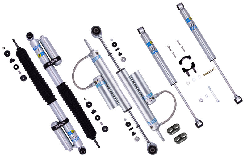 Bilstein ALG-19-23RAM3500BSTLVLBIL B8 5160 Front & Rear Reservoir Shock Package with Dual Steering Damper | 2019-2023 RAM 3500