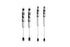 FOX FOX5F2504WD 2.0 Performance IFP Front & Rear Shock Package - for 4-7" Lift | 2017-2026 Ford F250/F350 Super Duty 4WD