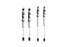 FOX FOX13F2504WD 2.0 Performance Series IFP 0-3.5" inch Front & Rear Shock Set | 2017-2025 Ford F250/F350 Super Duty 4WD