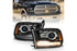 ANZO 111489 Matte Black Projector Plank-Style Switchback Headlights | 2009-2018 Dodge RAM 2500/3500 6.7L Cummins