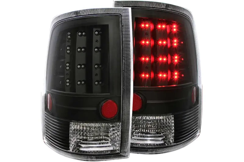 ANZO 311144 Black LED Tail Lights | 2009-2018 Ram 6.7L Cummins