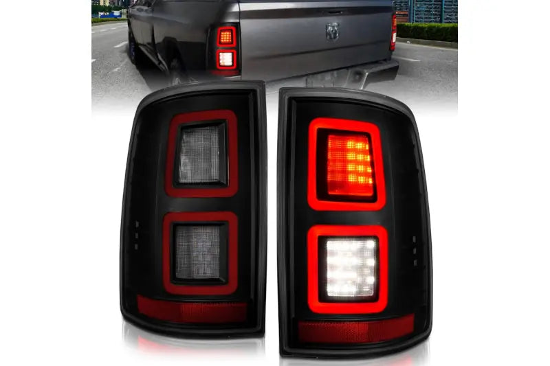 ANZO 311274 Black Smoke Lens Full LED Tail Lights | 2009-2018 Ram 6.7L Cummins
