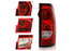 ANZO 311302 Red OE Style Tail Lights with Black Trim | 2003-2007 Silverado 2500HD/3500HD