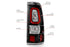 ANZO 311327 Black Clear Bar Style LED Tail Lights | 2003-2007 Silverado 2500HD/3500HD