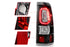 ANZO 311327 Black Clear Bar Style LED Tail Lights | 2003-2007 Silverado 2500HD/3500HD