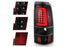ANZO 311333 Black Clear Plank Style LED Tail Lights | 2003-2007 Silverado 2500HD/3500HD