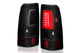 ANZO 311334 Black Smoke Plank Style LED Tail Lights | 2003-2007 Silverado 2500HD/3500HD