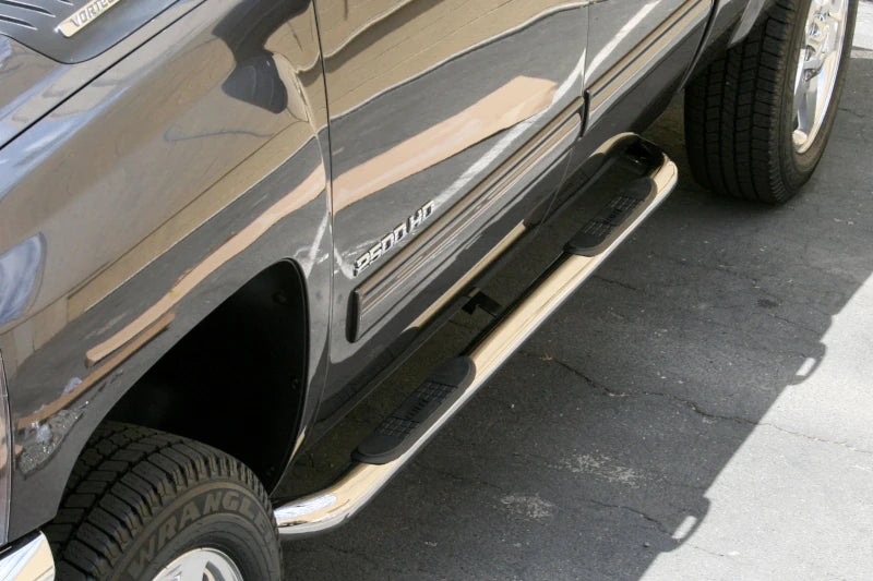 Aries 234009-2 3 inch Stainless Steel Side Steps | 1999-2008 GM Silverado/Sierra 1500/2500HD/3500HD