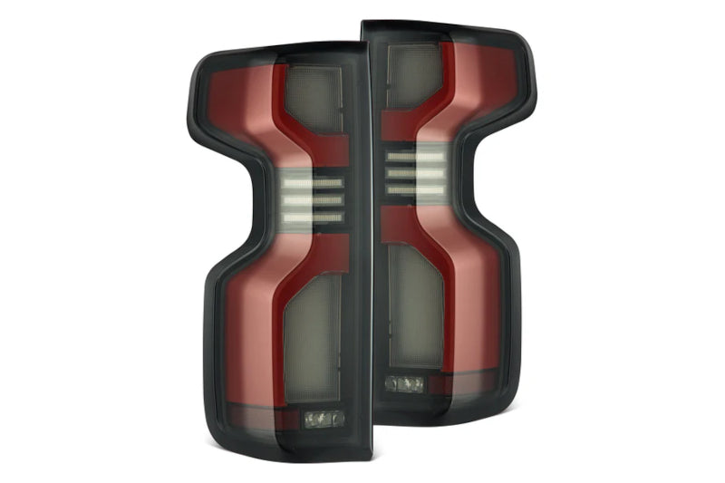 AlphaRex 620068 LUXX-Series LED Tail Lights - Black-Red | 2020-2023 Silverado 2500HD/3500HD