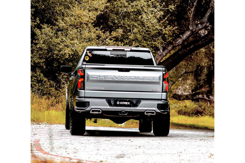 AlphaRex 620068 LUXX-Series LED Tail Lights - Black-Red | 2020-2023 Silverado 2500HD/3500HD