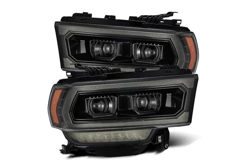 AlphaRex 880546 PRO Series Alpha Black LED Projector Headlights | 2019-2023 Ram 2500/3500