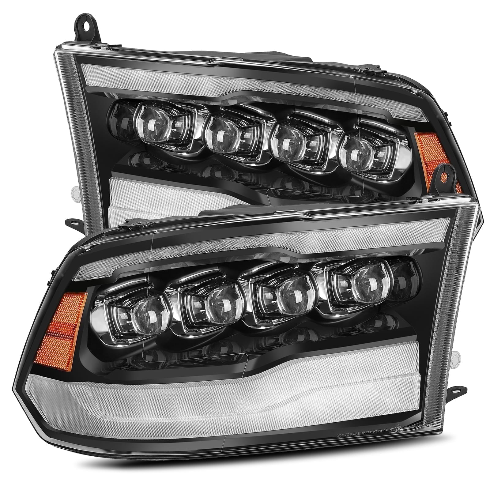 AlphaRex 880590 NOVA Series Black LED Black| 2009-2018 Dodge RAM 1500/2500/3500HD