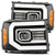 AlphaRex 880605 PRO Series Jet Black Halogen Headlights | 2007-2013 GM/GMC Sierra 2500HD/3500HD