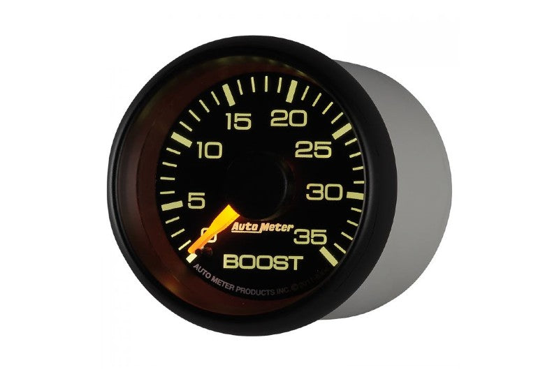 AutoMeter 8304 Factory Match 2-1/16 inch 0-35 Psi Boost Gauge | 2001-2007 GM Silverado/Sierra 2500HD/3500HD Duramax