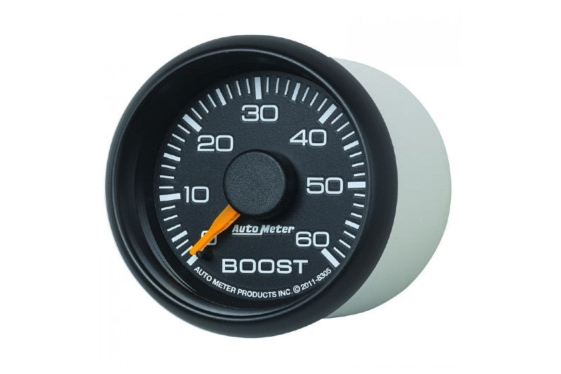 AutoMeter 8305 Factory Match 2-1/16 inch 0-60 Psi Boost Gauge | 2001-2007 GM Silverado/Sierra 2500HD/3500HD Duramax
