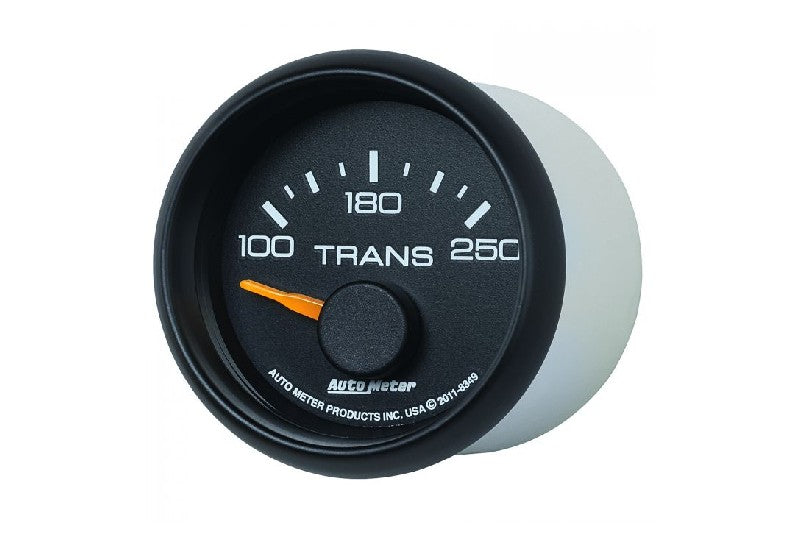 AutoMeter 8349 Factory Match 2-1/16 inch Transmission Temperature Gauge | 2001-2007 GM Silverado/Sierra 2500HD/3500HD Duramax