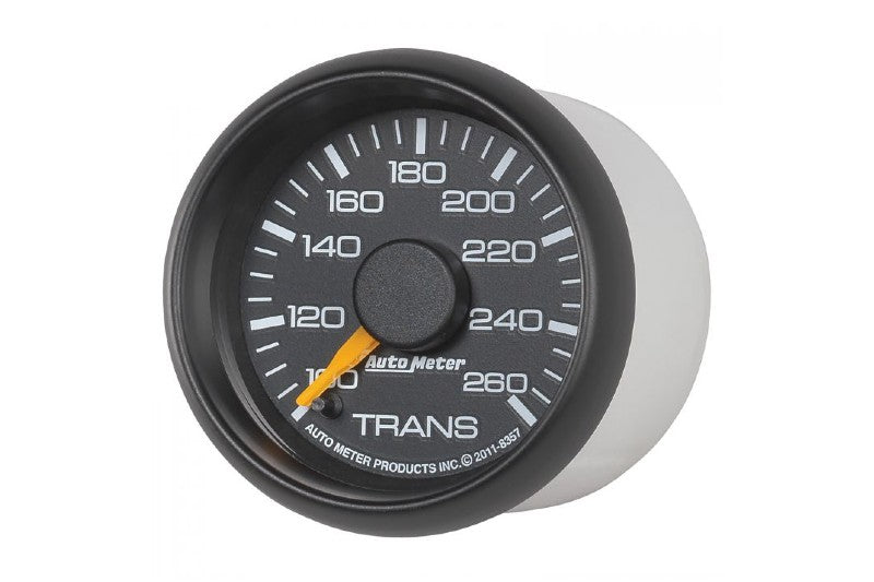 AutoMeter 8357 Factory Match 2-1/16 inch 100-260F Transmission Temperature Gauge | 2001-2007 GM Silverado/Sierra 2500HD/3500HD Duramax