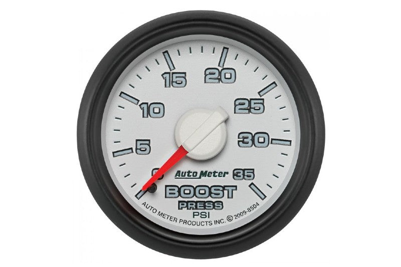 AutoMeter 8504 Factory Match 2-1/16 inch 0-35 Psi Boost Gauge | 2003-2009 Dodge RAM 2500/3500