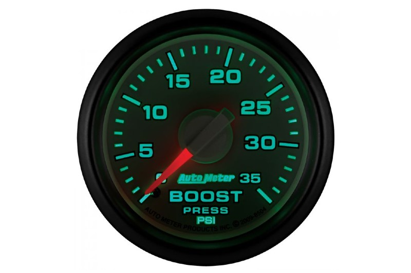 AutoMeter 8504 Factory Match 2-1/16 inch 0-35 Psi Boost Gauge | 2003-2009 Dodge RAM 2500/3500