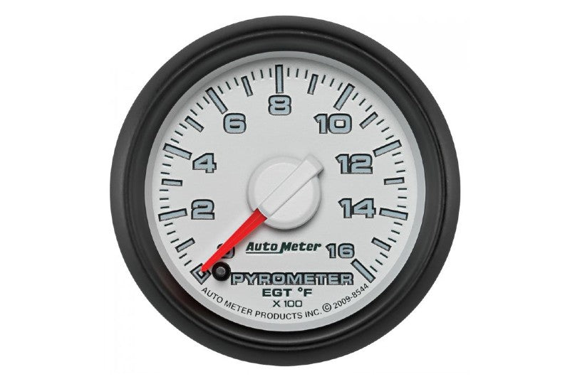 AutoMeter 8544 Factory Match 2-1/16 inch 0-1600F Pyrometer Kit | 2003-2009 Dodge RAM 2500/3500