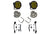 Baja Designs 447715 SAE Fog Pocket Light Kit Amber | 2017-2019 GM Silverado/Sierra 2500HD/3500HD
