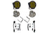 Baja Designs 447715 SAE Fog Pocket Light Kit Amber | 2017-2019 GM Silverado/Sierra 2500HD/3500HD
