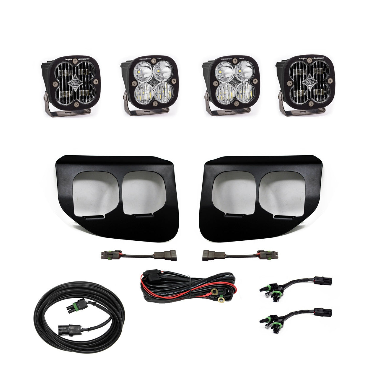 Baja Designs 447736UP Squadron Pro/SAE Upfitter Fog Light Kit | 2020-2022 Ford F250/F350