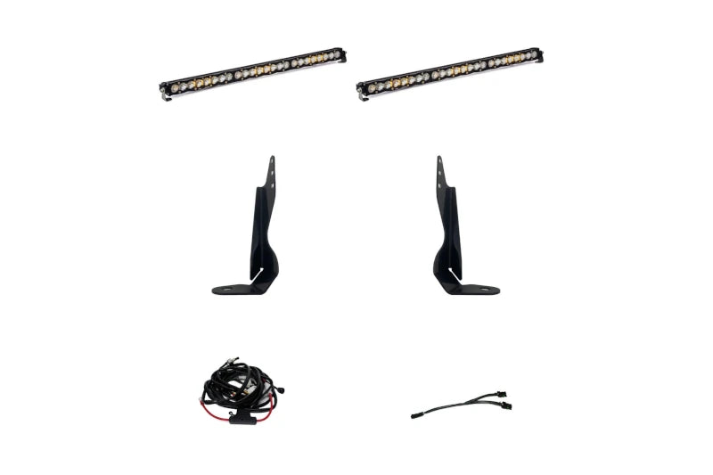 Baja Designs 447854 S8 Dual 30 inch Grille Light Bar Kit | 2020-2022 GM Silverado/Sierra 2500HD/3500HD