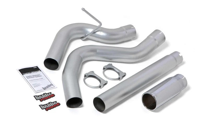 Banks 48601 Monster Single Exhaust with Chrome Tip | 2014-2015 RAM 3.0L EcoDiesel