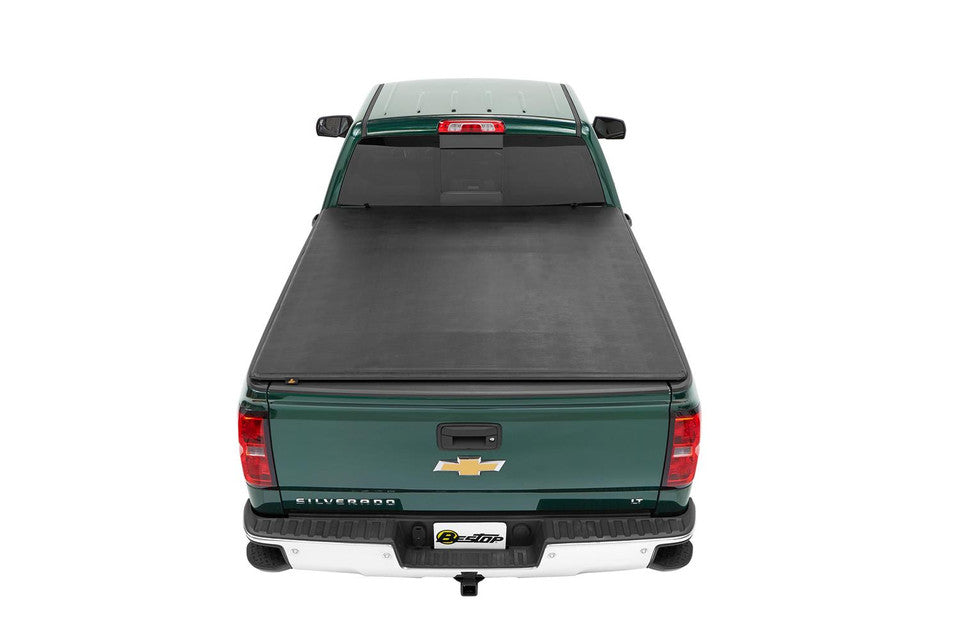 Bestop 16211-01 EZ Fold Tonneau Cover | 2007-2014 GM Silverado/Sierra 6.5ft Bed