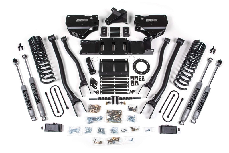 BDS 1666H 4 inch 4-Link Lift Kit with NX2 Shocks | 2019-2024 RAM 3500 6.7L Cummins 4WD
