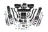 BDS 1674H 4 inch 4-Link Lift Kit with NX2 Shocks | 2019-2024 RAM 2500 6.7L Cummins 4WD w/ Rear Coil Springs