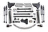 BDS 340FS 6 inch 4-Link Lift Kit with FOX Shocks & 3 inch Block with Overload | 2005-2007 Ford F250/F350 Powerstroke 4WD Gas